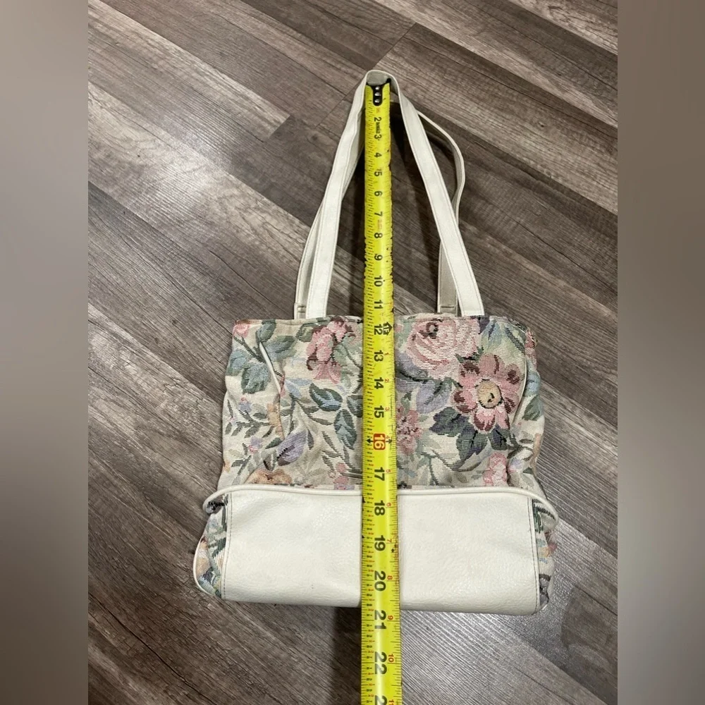 Vintage roses tapestry shoulder bag cottagecore shabby chic kawaii Lolita bag